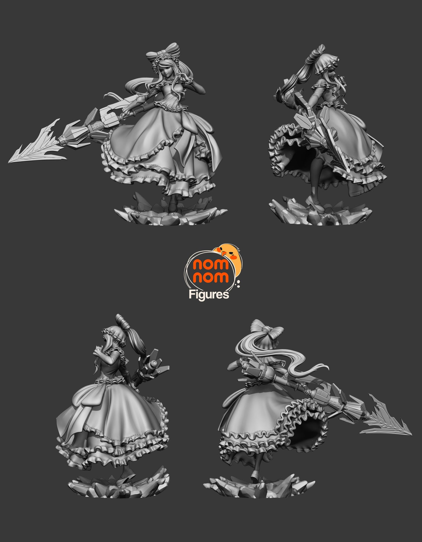 Shalltear Bloodfallen | 6.5-Inch Resin Model Kit | Overlord True Vampire
