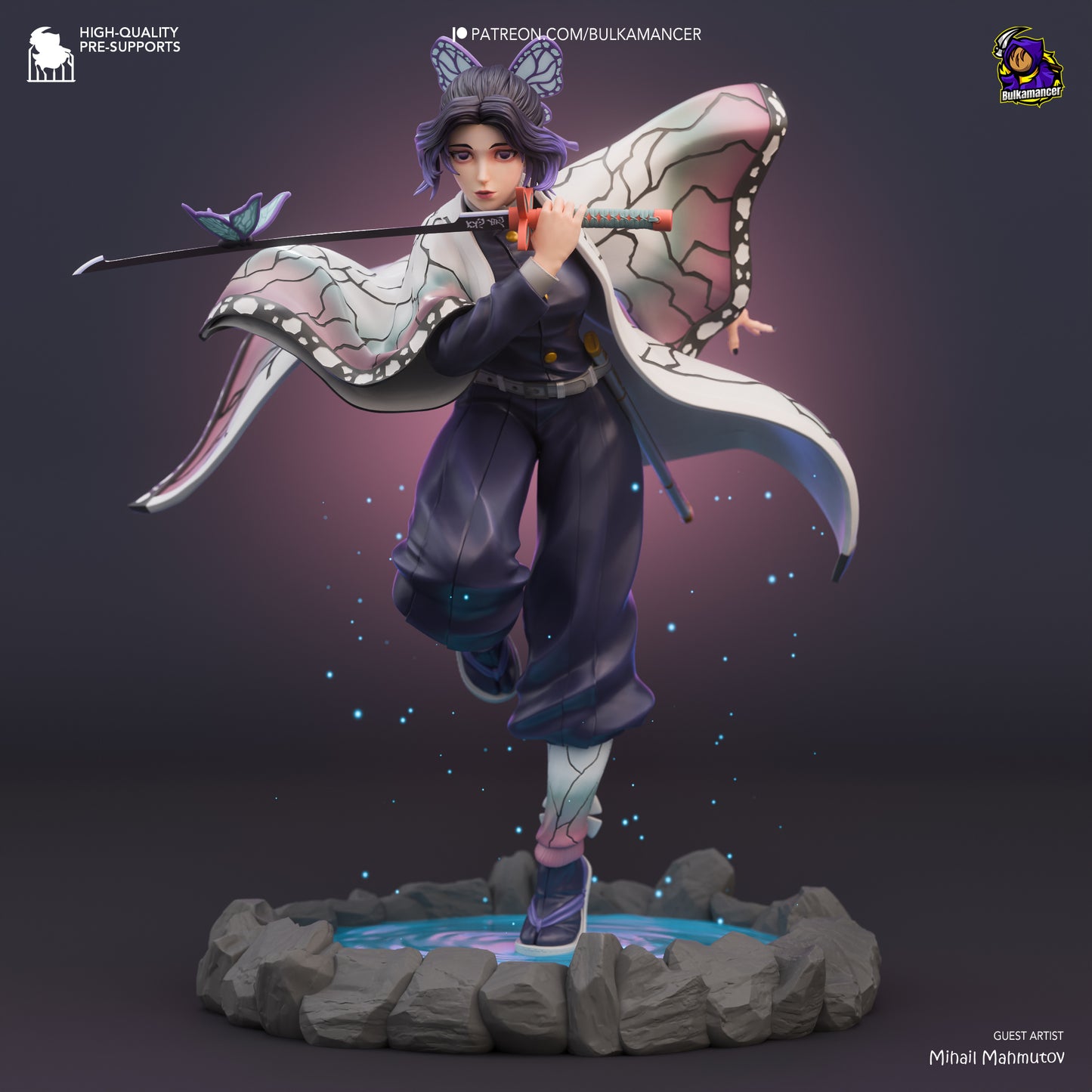 Shinobu Kocho | 8-Inch Resin Model Kit | Demon Slayer Insect Hashira
