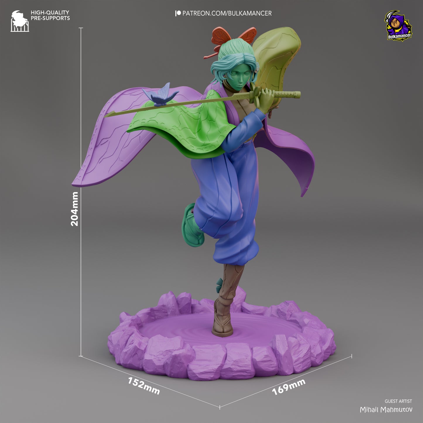 Shinobu Kocho | 8-Inch Resin Model Kit | Demon Slayer Insect Hashira