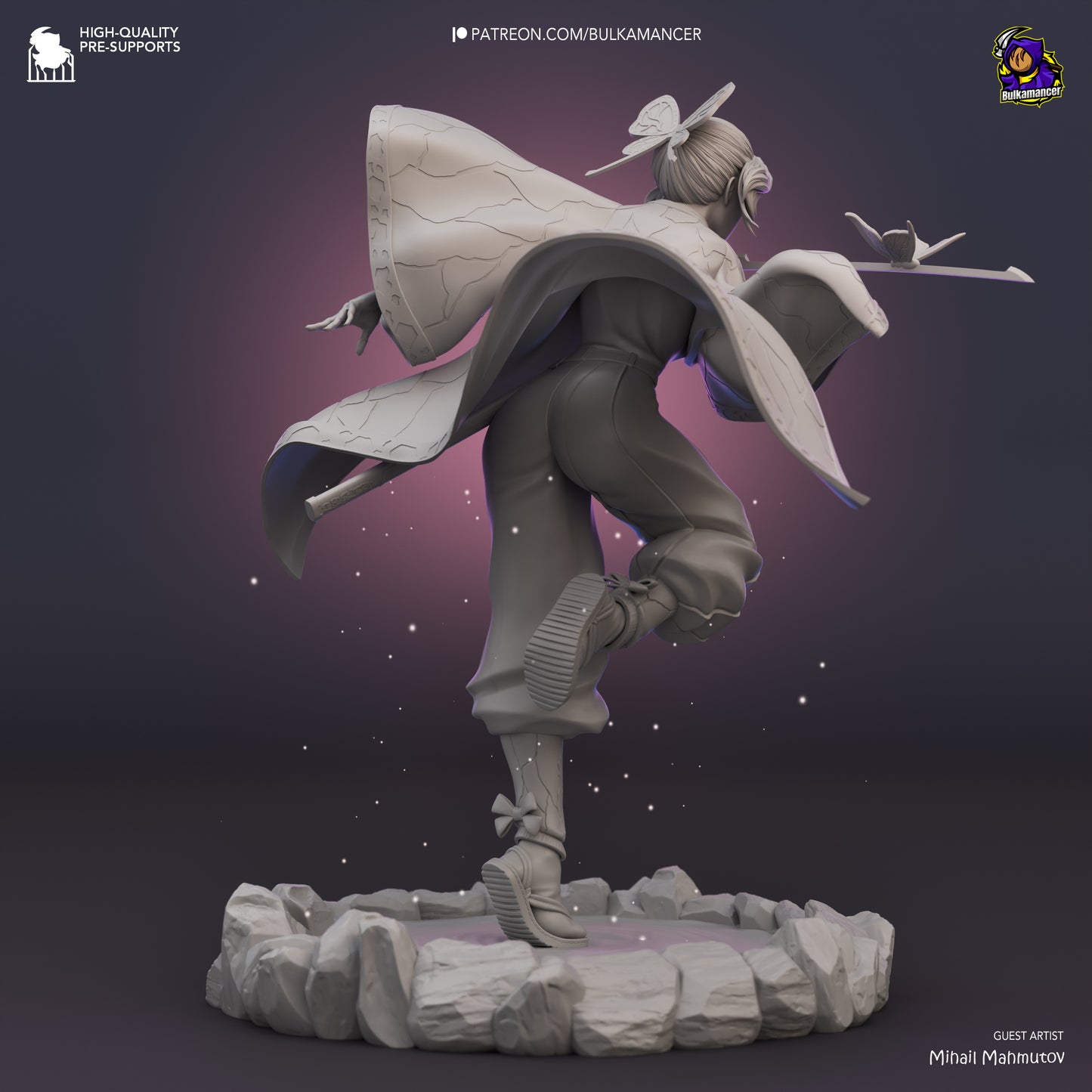 Shinobu Kocho | 8-Inch Resin Model Kit | Demon Slayer Insect Hashira