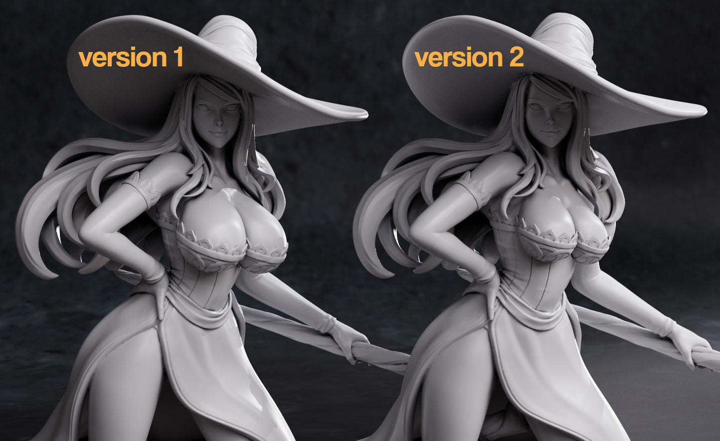 Sorceress | 7.5-Inch Resin Model Kit | DIY Dragon's Crown Spellcaster