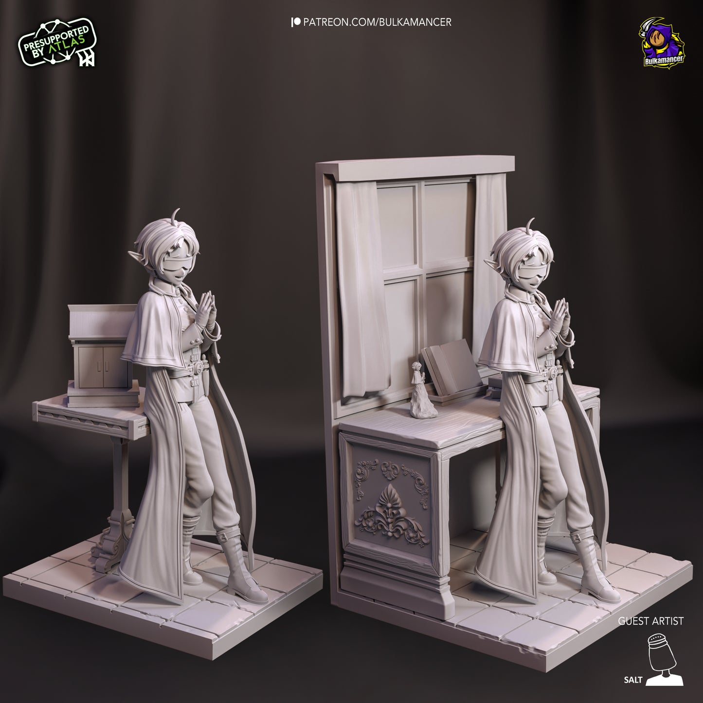 Sylphiette | 10-Inch Resin Model Kit | Mushoku Tensei - The Silent Spellcaster of Ranoa