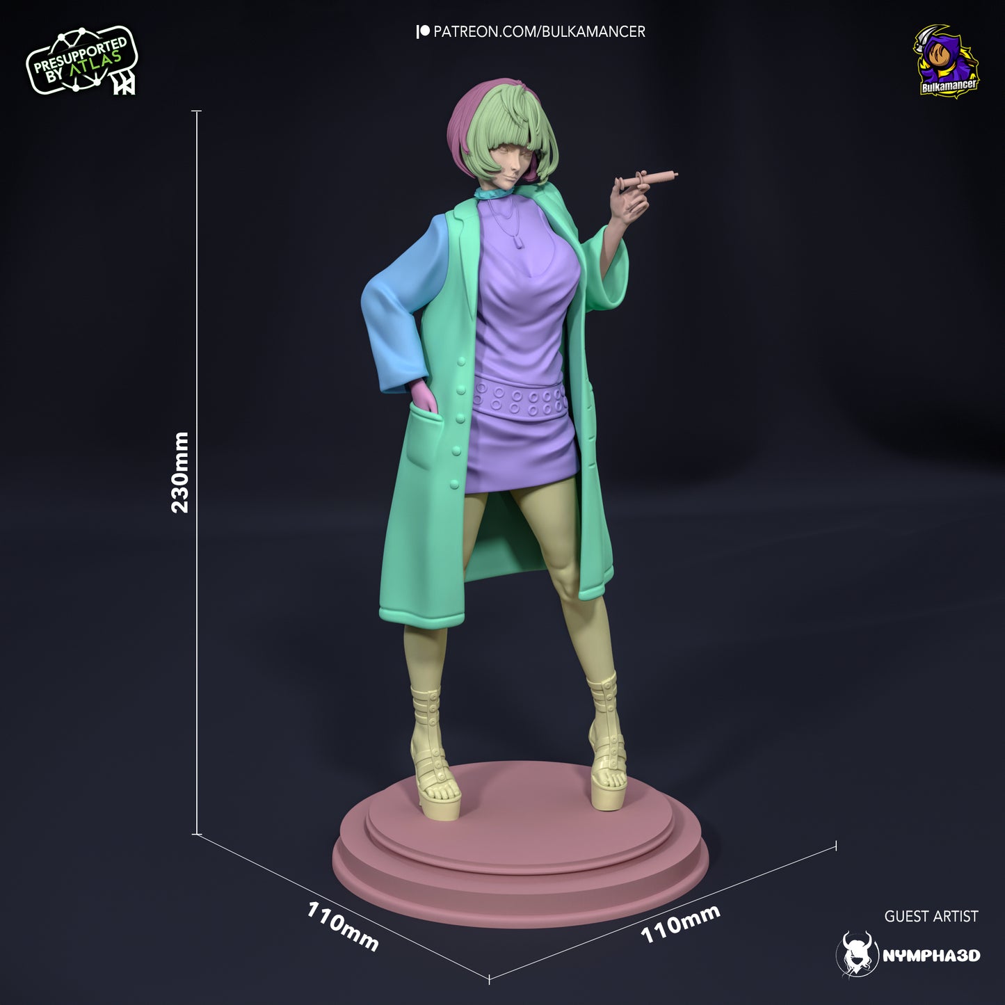 Tae Takemi | 9-Inch Resin Model Kit | Persona 5 Death Confidant Doctor