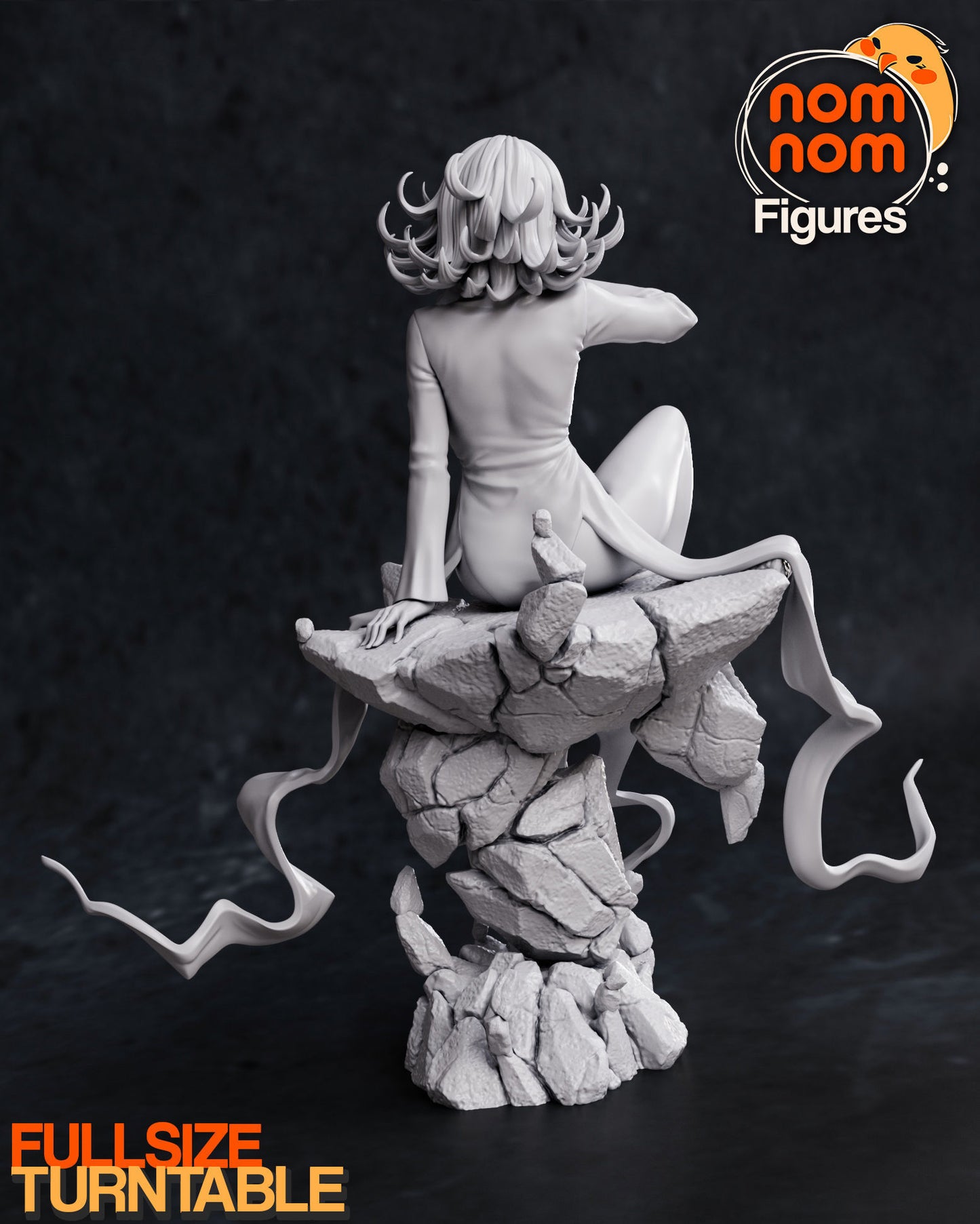 Tatsumaki | 6-Inch Resin Model Kit | DIY One Punch Man Tornado Esper