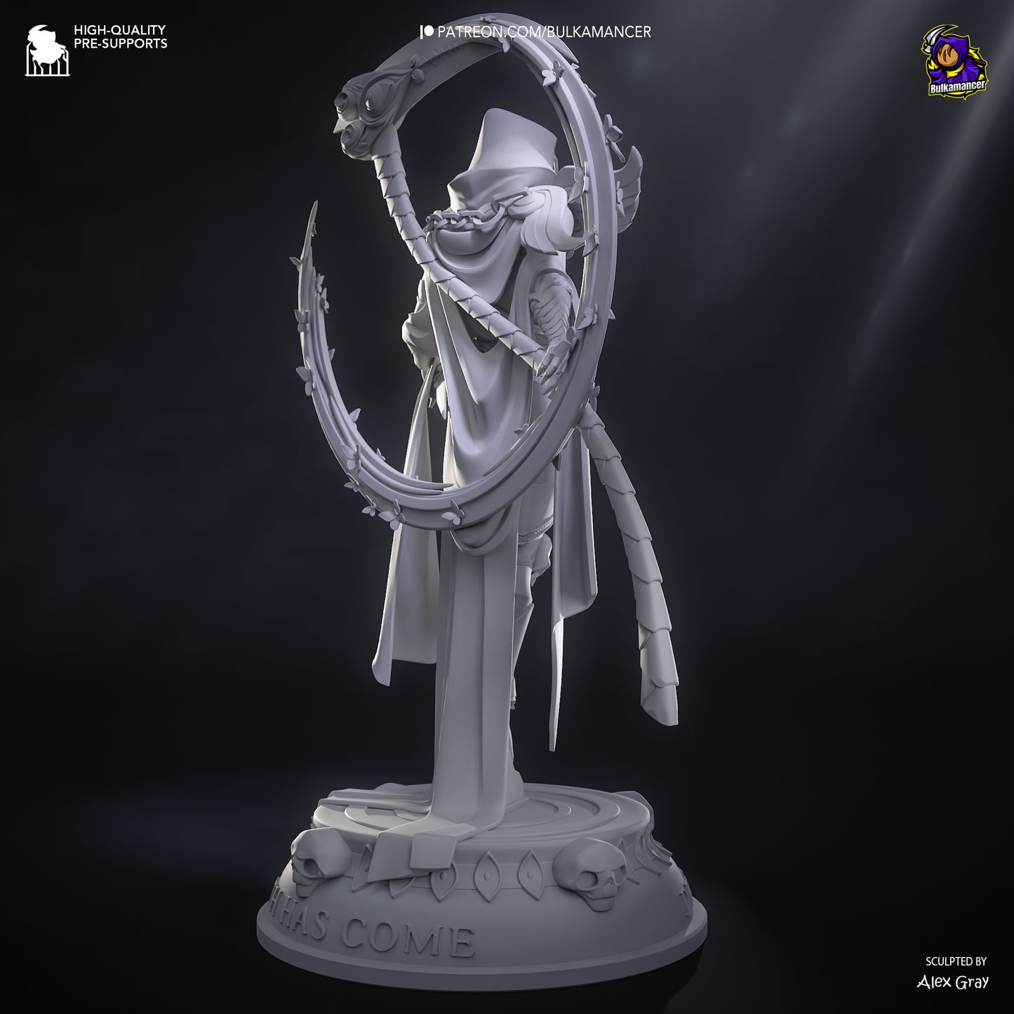 Thanatos | 12.5-Inch Resin Model Kit | Hades Judgment Incarnate of the Underworld