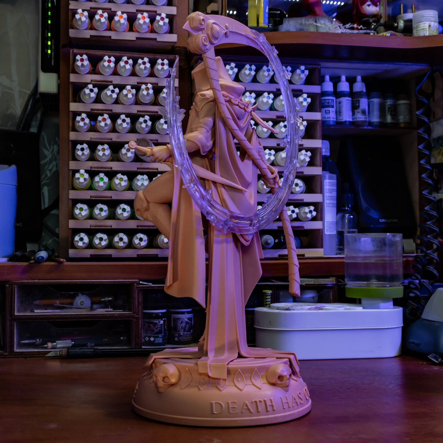 Thanatos | 12.5-Inch Resin Model Kit | Hades Judgment Incarnate of the Underworld