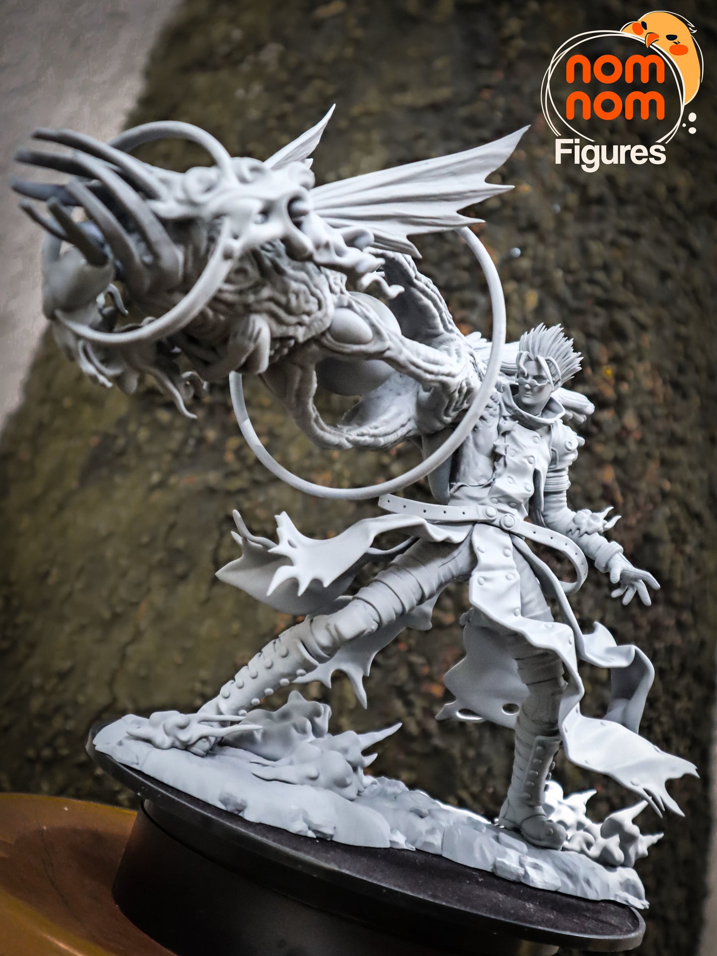 Vash the Stampede | 9-Inch Resin Model Kit | Trigun Angel Arm Transformation