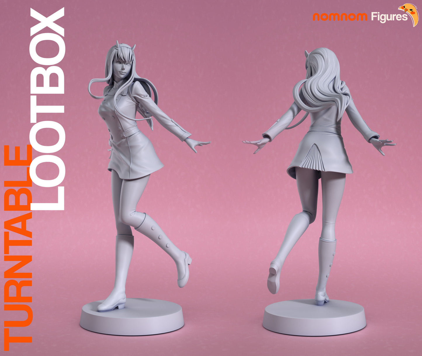 Zero Two | 7.5-Inch Resin Model Kit | DIY Darling in the FRANXX Elite Pilot