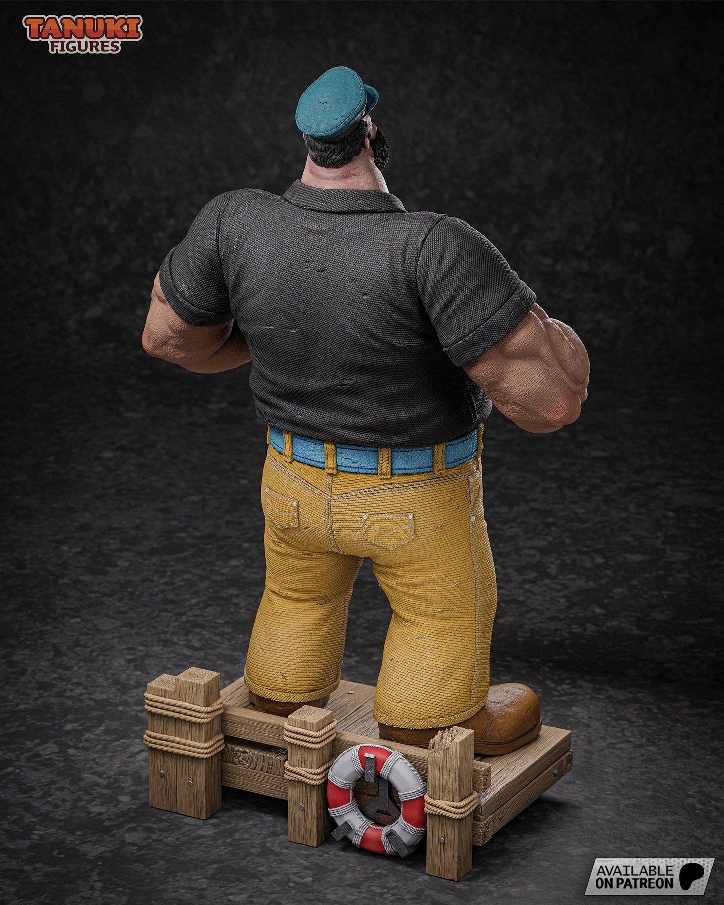 Bluto | Resin Model or Bust Kit | Popeye Sea Rival
