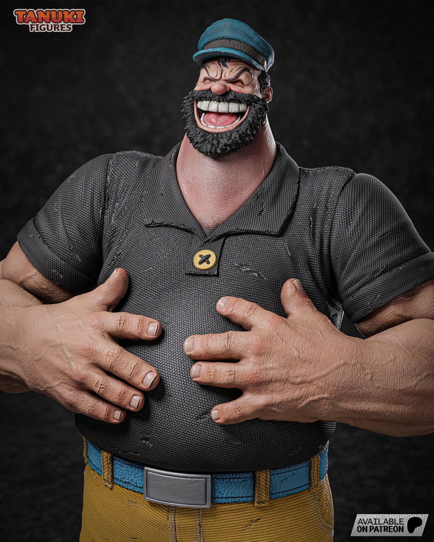 Bluto | Resin Model or Bust Kit | Popeye Sea Rival