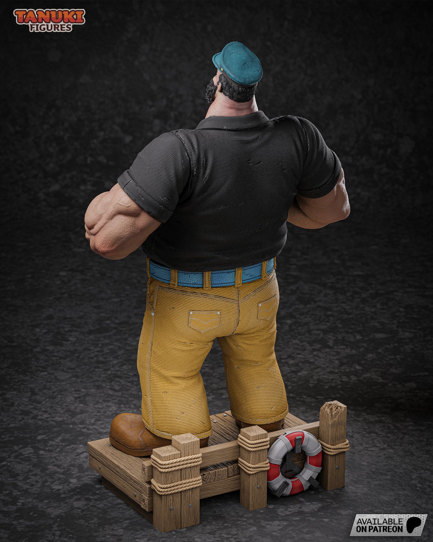 Bluto | Resin Model or Bust Kit | Popeye Sea Rival