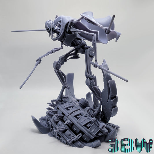 General Grievous | 10.5-Inch Resin Model Kit | DIY Star Wars Scene