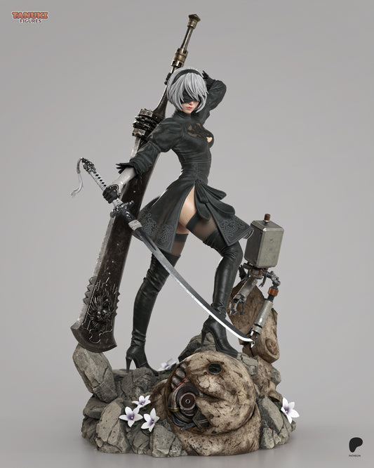 2B | Resin Model or Bust Kit | NieR Automata Combat Android