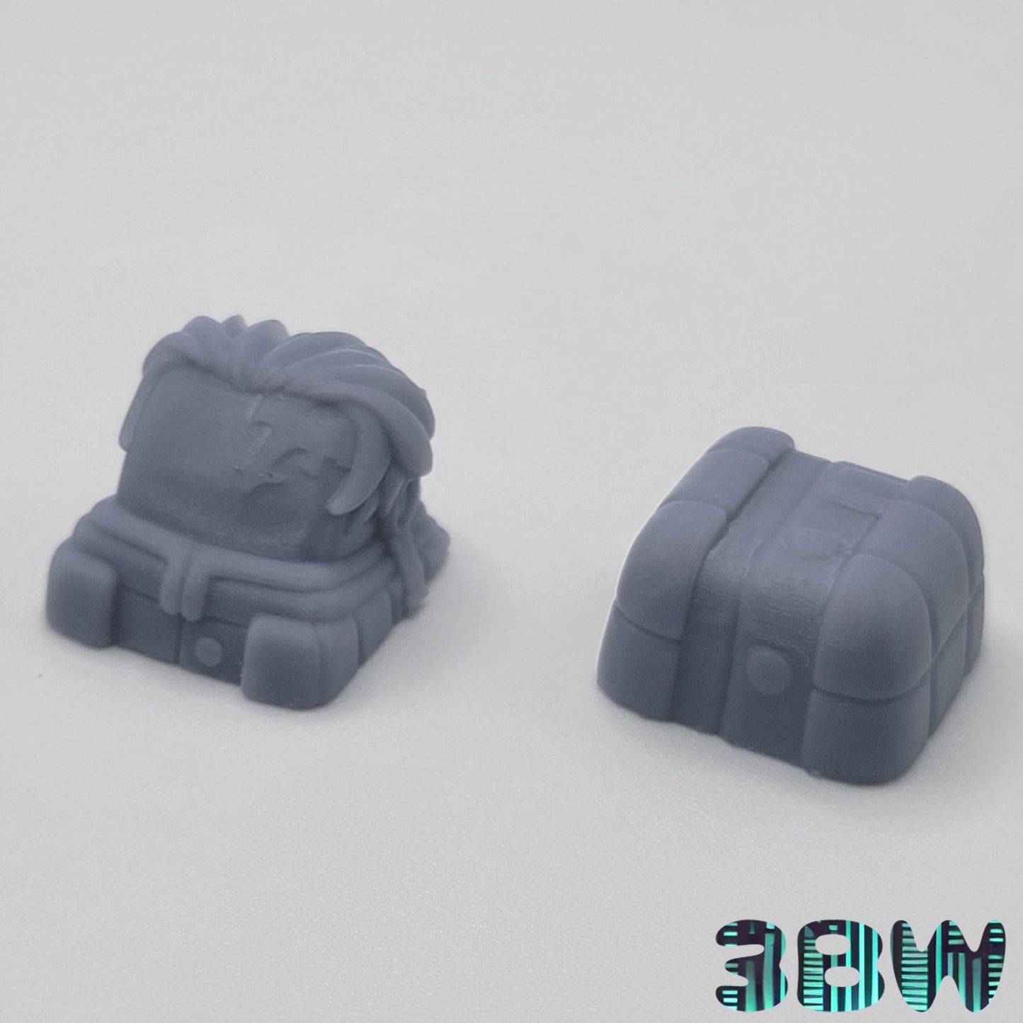 Demon Slayer Keycap Set | Unpainted Resin Artisan Caps | Cherry MX | Tanjiro, Nezuko, Zenitsu, Inosuke