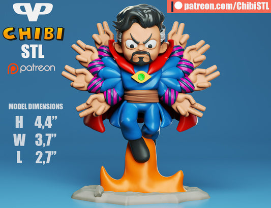 Chibi Doctor Strange | Resin Model Kit | Marvel Mystic Master