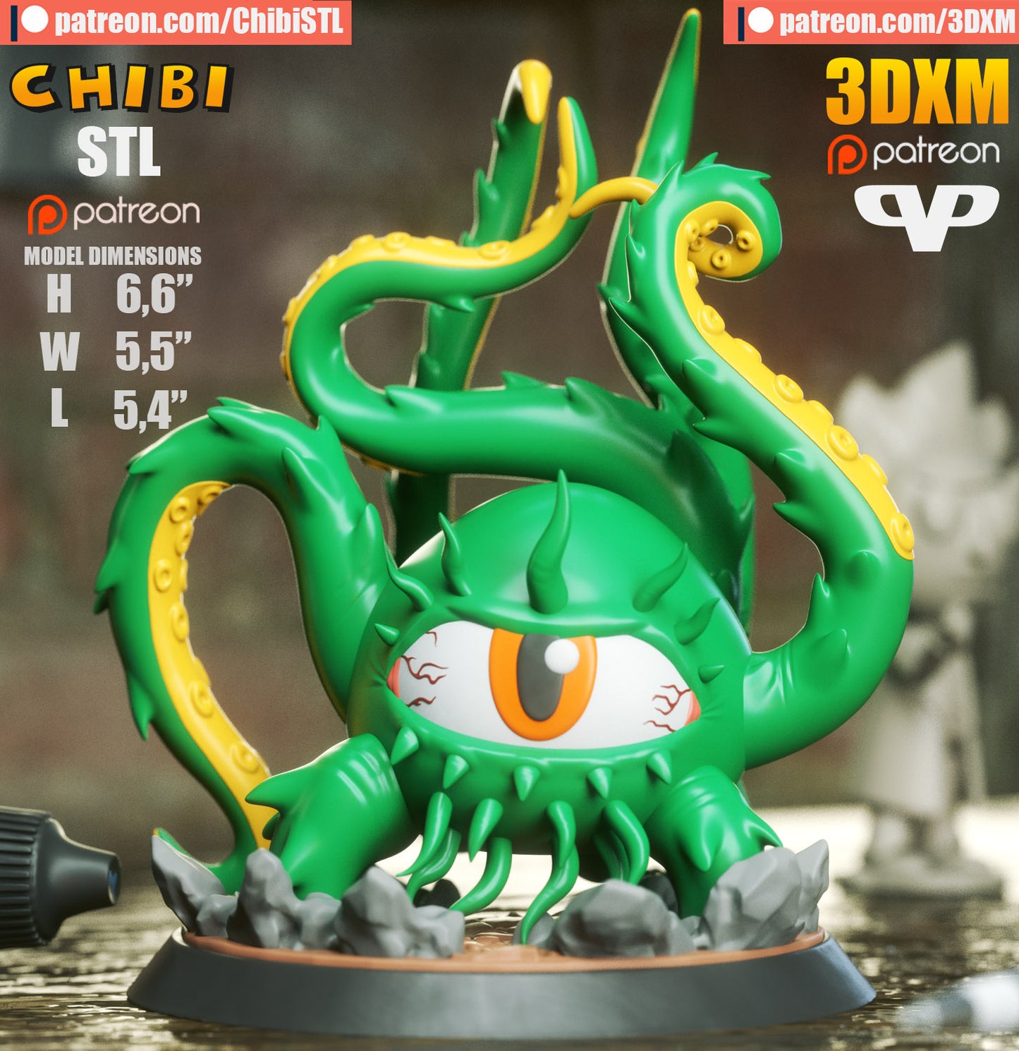 Chibi Gorath | Resin Model Kit | Marvel Tentacle-Eyed Eldritch Horror