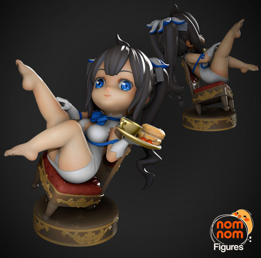 Chibi Hestia | 2-Inch Resin Model Kit | DIY DanMachi Goddess Kit | Is it Wrong To Pick Up Girls In a Dungeon