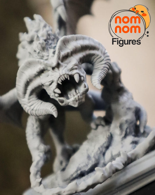 Chibi Balrog | 2-Inch Resin Model Kit | DIY Lord of the Rings Inspired Fire Demon