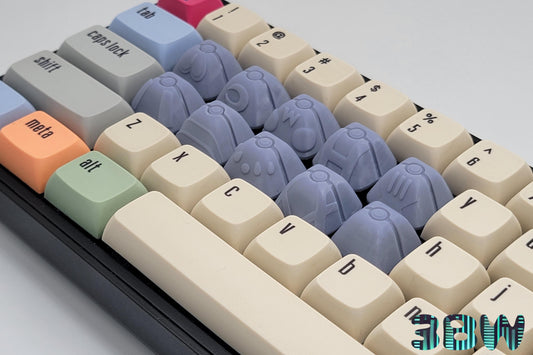 Pokemon Poké Ball Keycap Set | Unpainted Resin Artisan Caps | Cherry MX | Master Ball, Ultra Ball, Great Ball