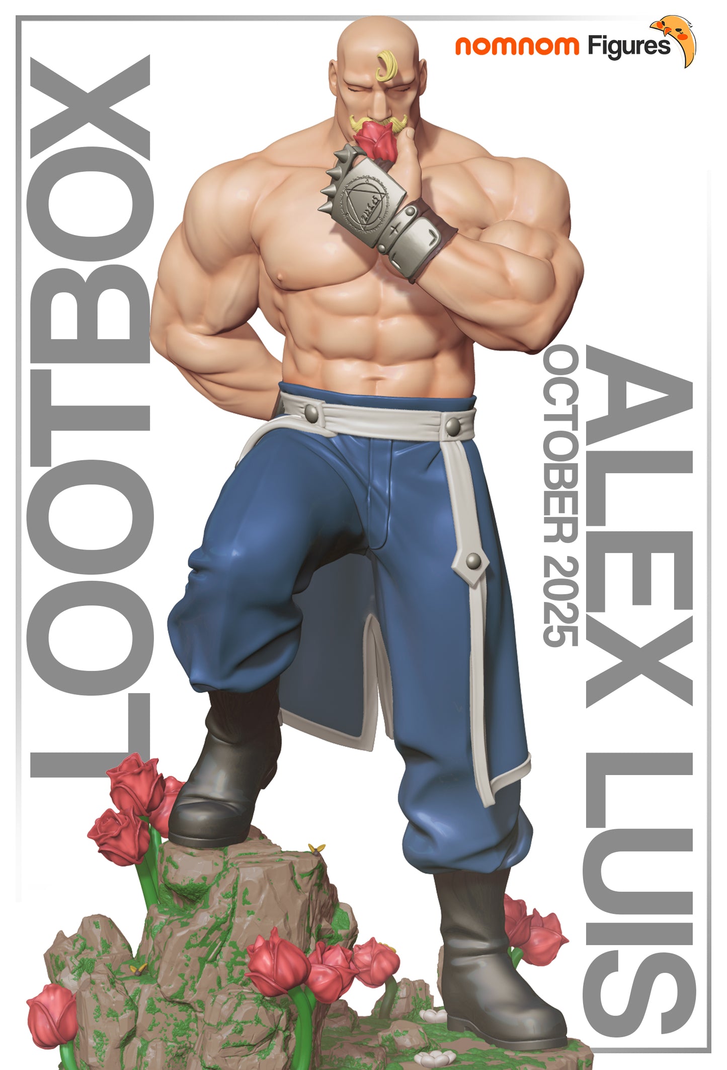 Alex Louis Armstrong | 8-Inch Resin Model Kit | Fullmetal Alchemist