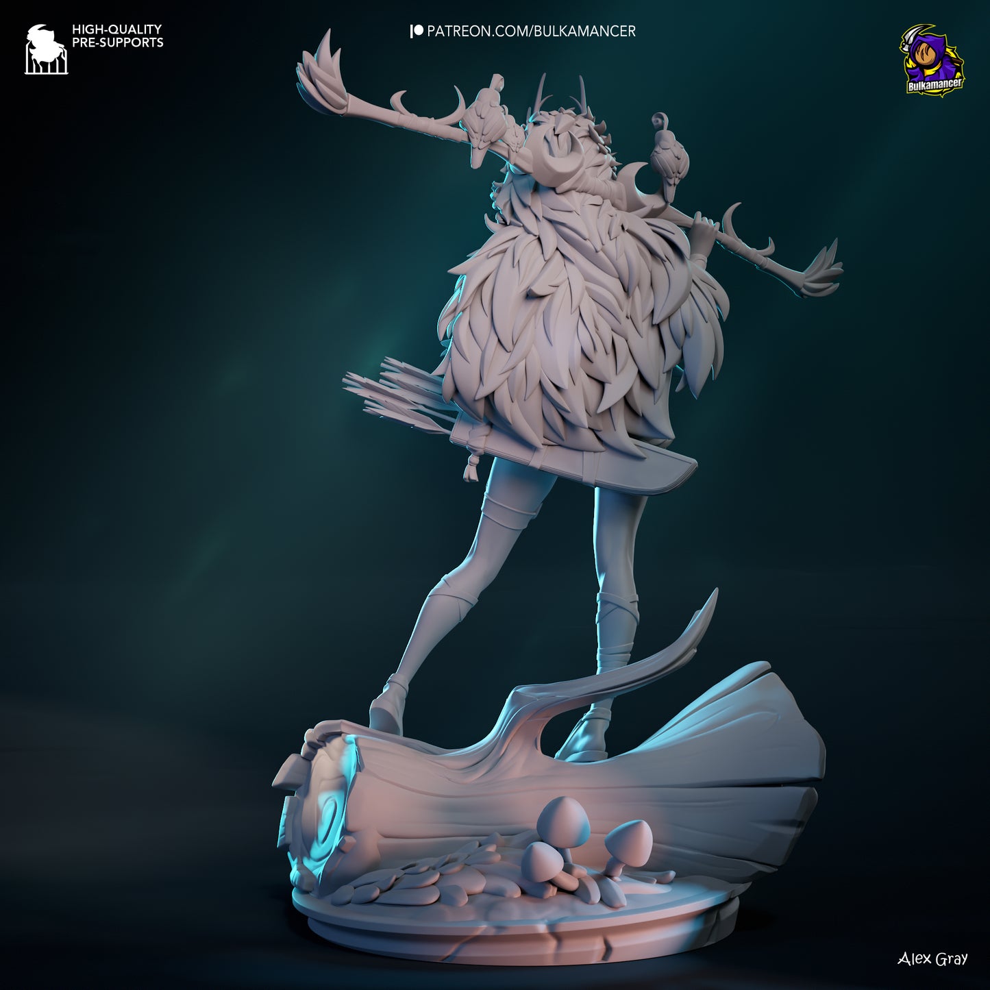 Artemis | 11-Inch Resin Model Kit | Hades Moonlit Goddess of the Hunt
