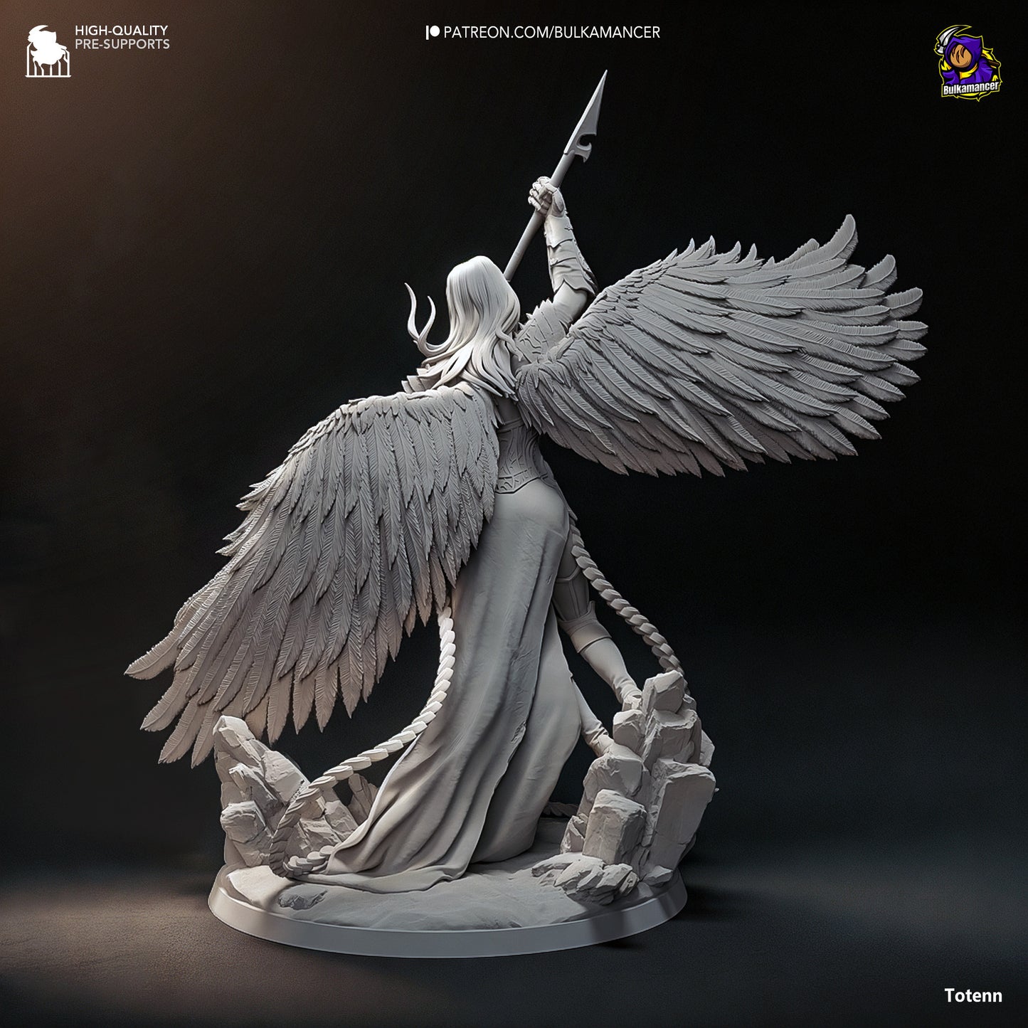 Avacyn Angel of Hope | 13-Inch Resin Model Kit | Archangel Protector of Innistrad
