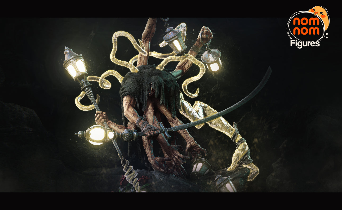 Lampmaster | Resin Model Kit | Clair Obscur: Expedition 33 Boss of Stone Wave Cliffs