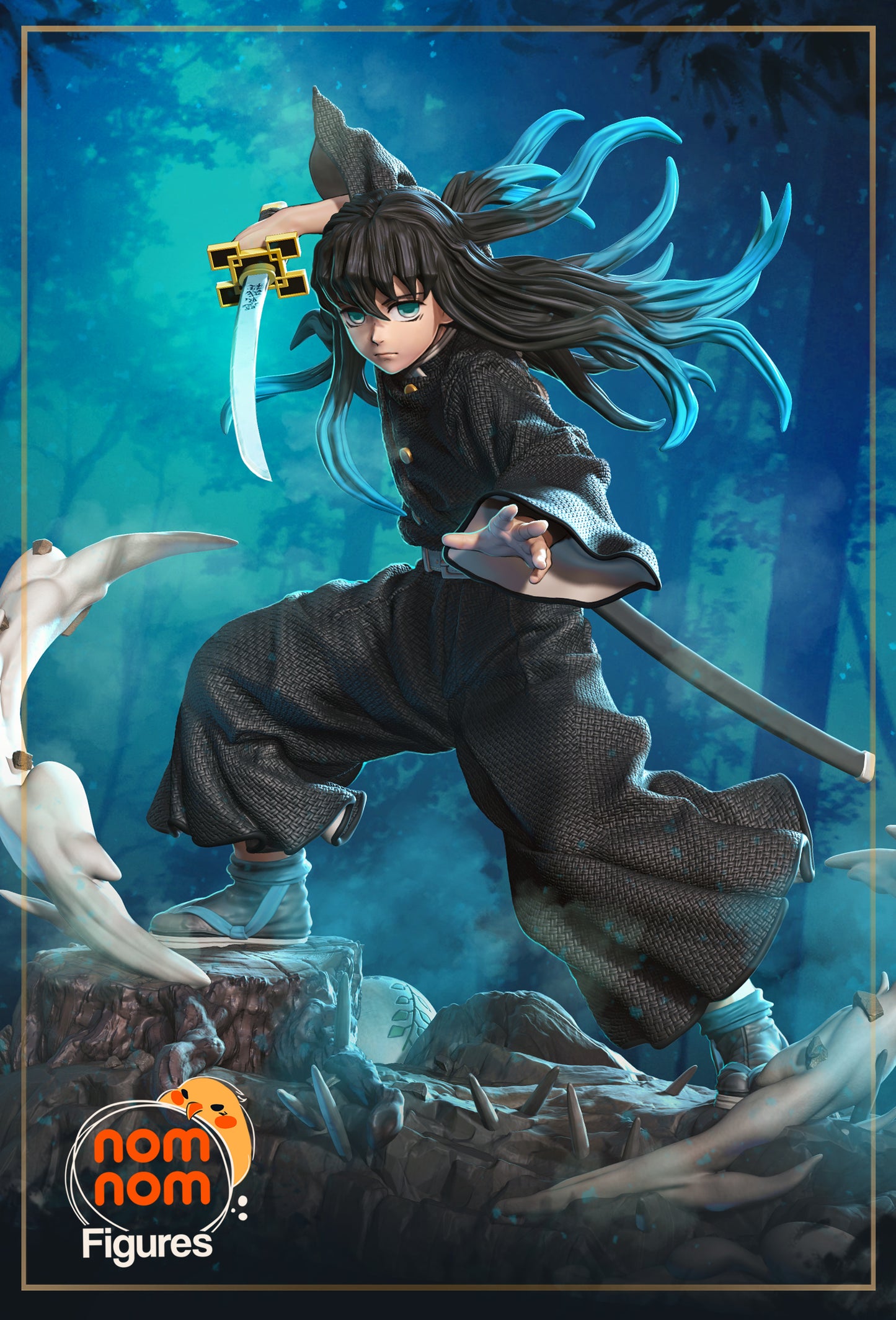 Muichiro Tokito | Resin Model or Bust Kit | Demon Slayer Mist Hashira