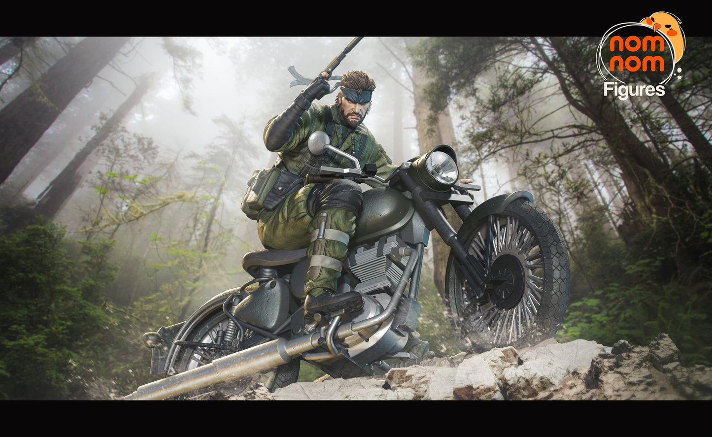 Naked Snake | Resin Model or Bust Kit | Metal Gear Solid 3: Snake Eater