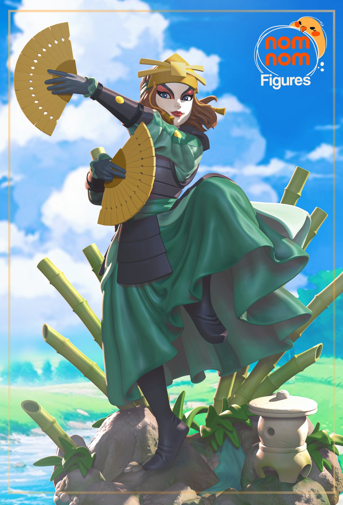 Suki | Resin Model or Bust Kit | Avatar: The Last Airbender Kyoshi Warrior