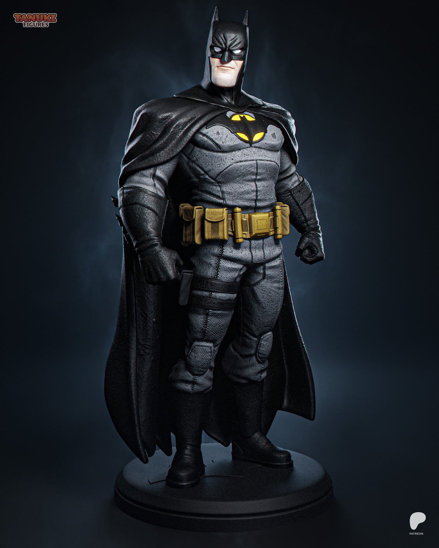 Batman | 7.5-Inch Resin Model Kit | Toon-Style Caped Crusader