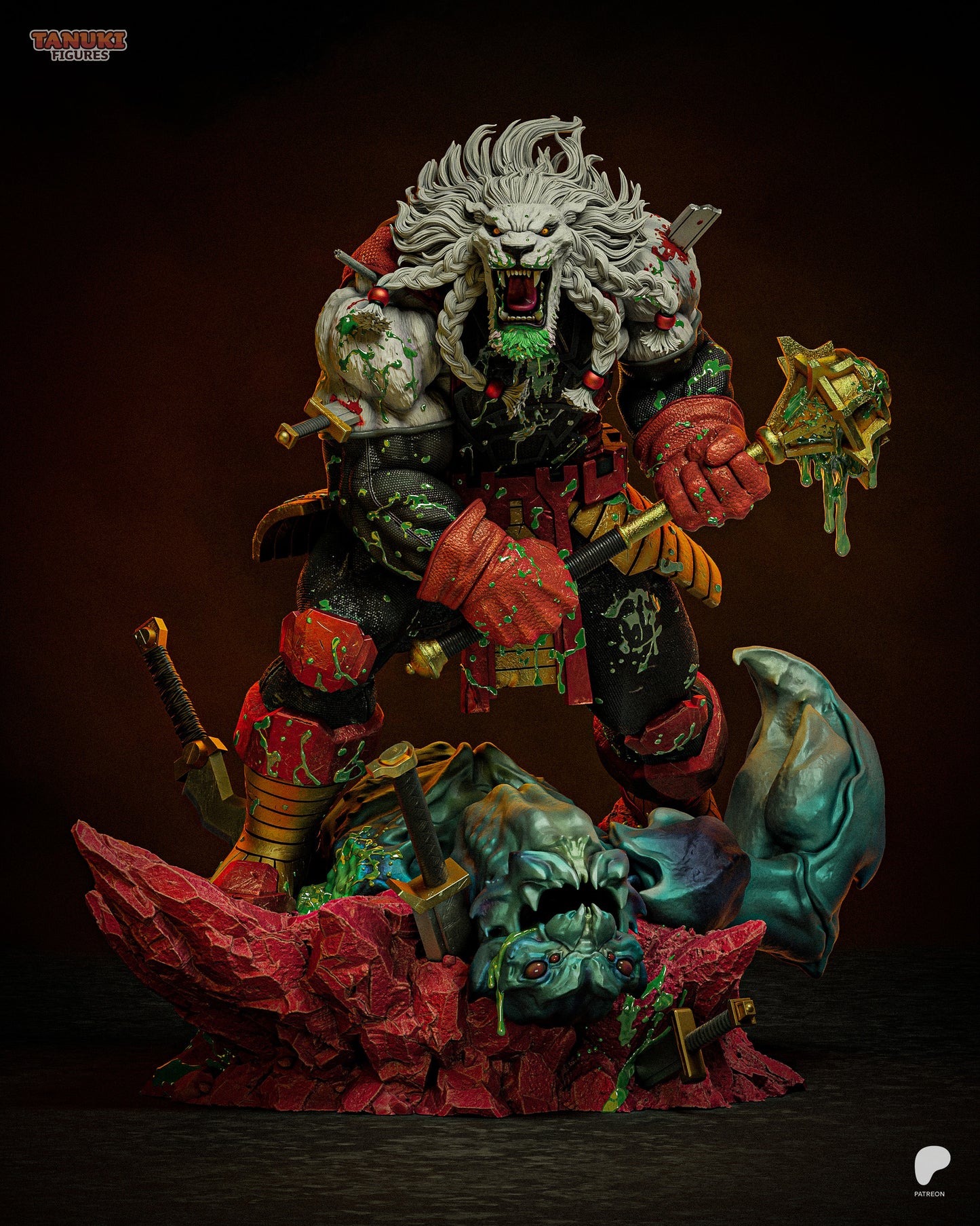 Battle Beast | Resin Model or Bust Kit | Invincible Galactic Gladiator