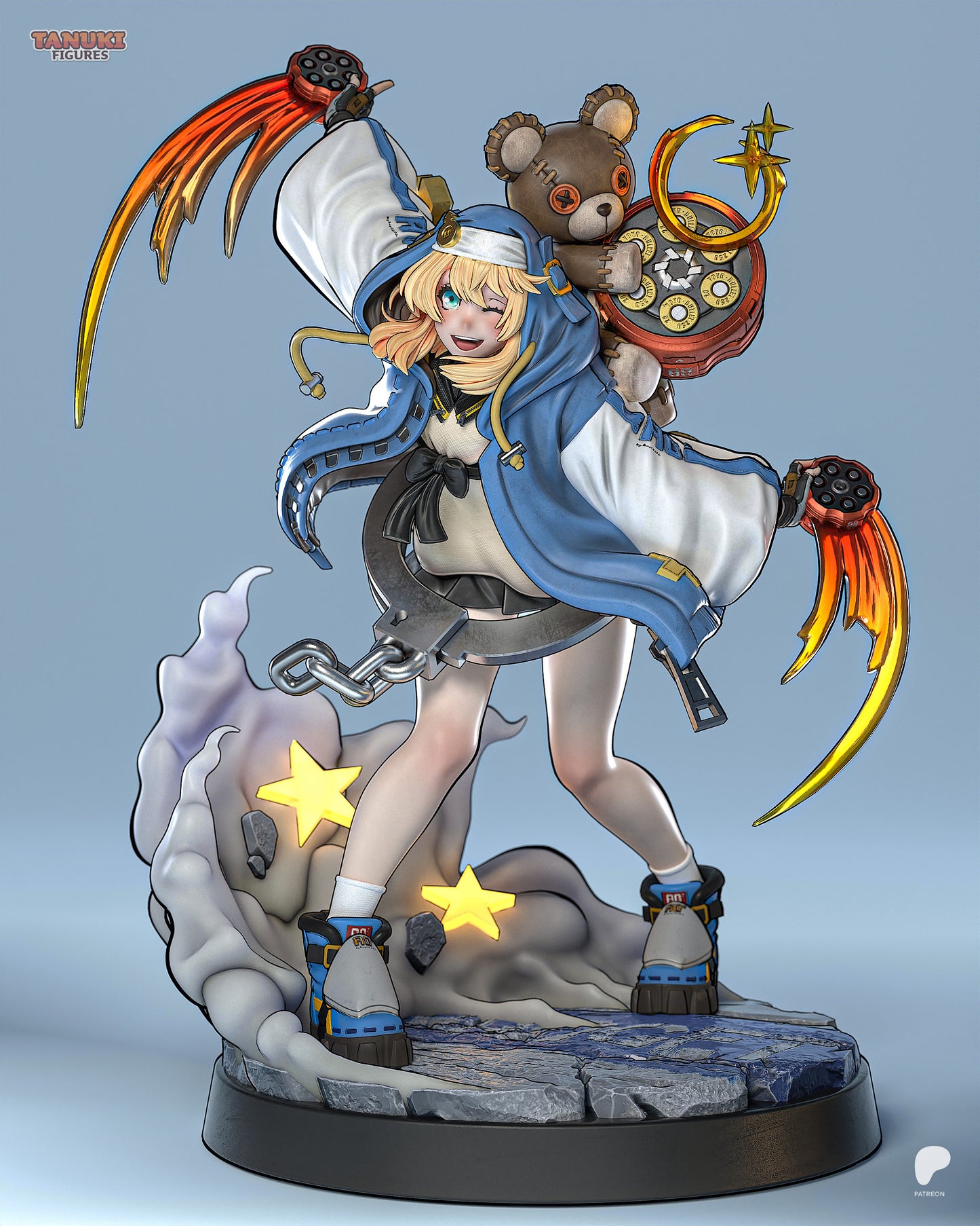 Bridget | Resin Model or Bust Kit | Guilty Gear Trickshot Rogue