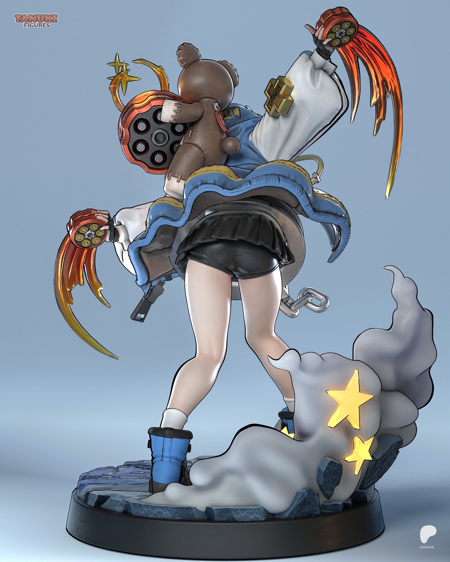 Bridget | Resin Model or Bust Kit | Guilty Gear Trickshot Rogue