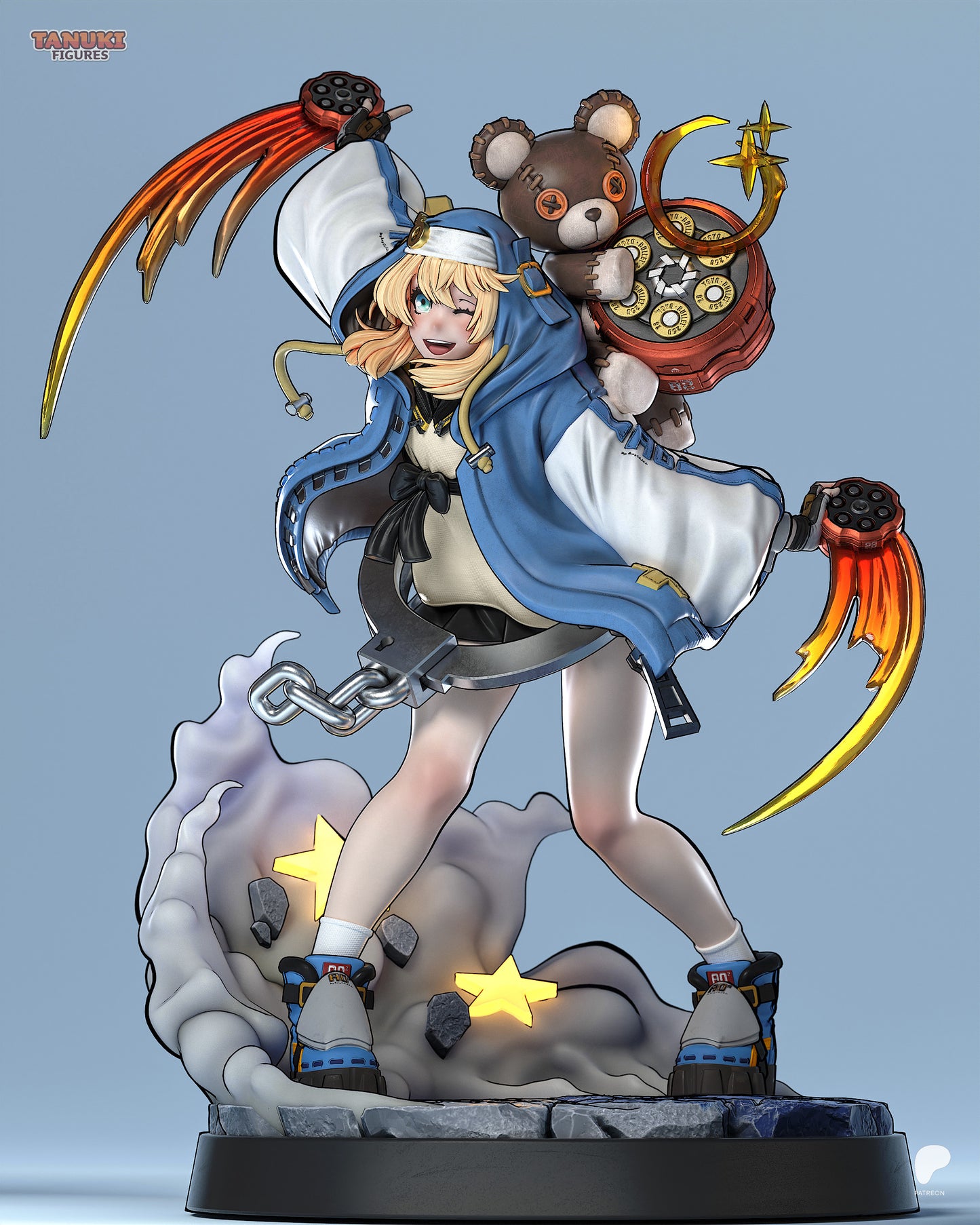 Bridget | Resin Model or Bust Kit | Guilty Gear Trickshot Rogue