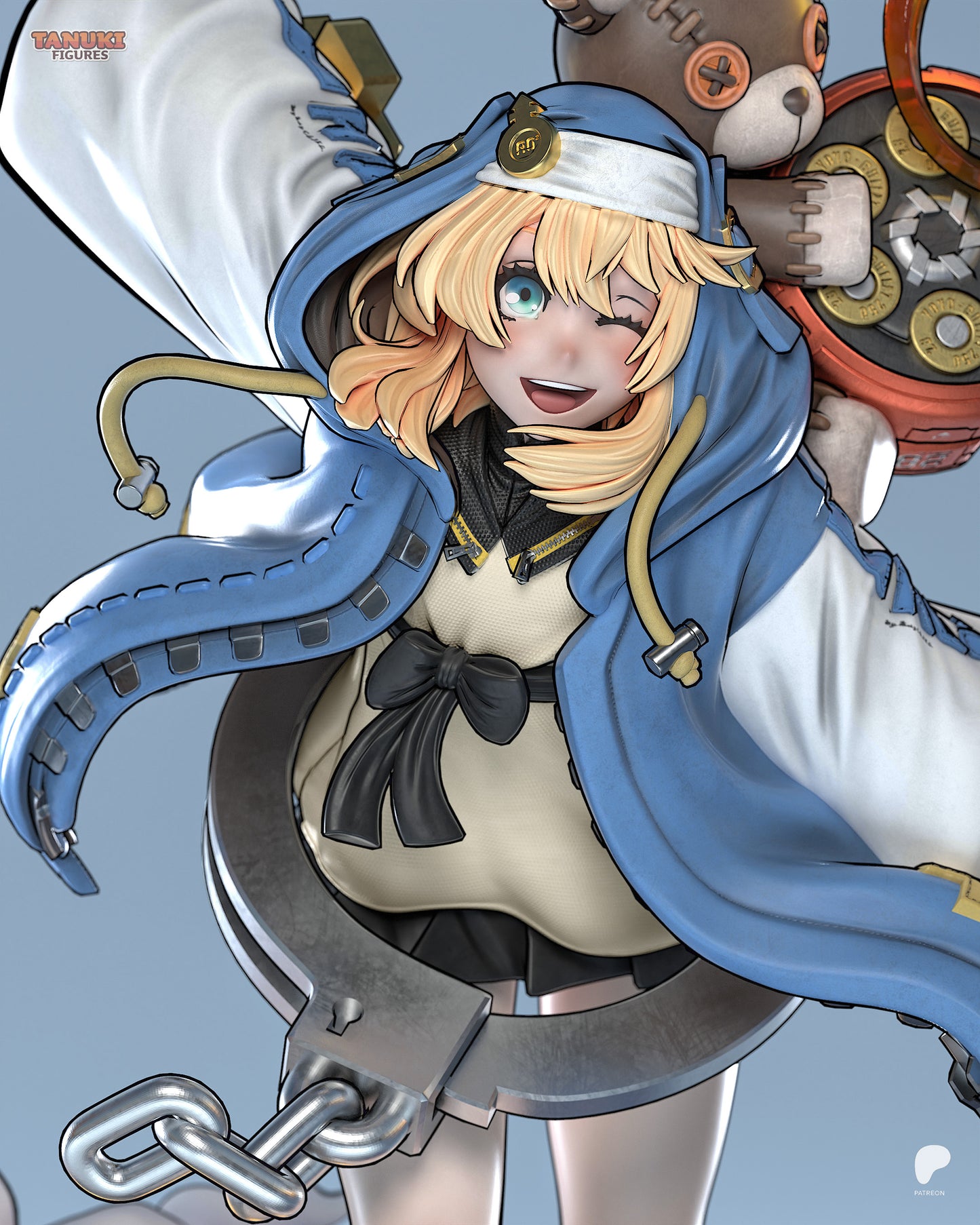 Bridget | Resin Model or Bust Kit | Guilty Gear Trickshot Rogue