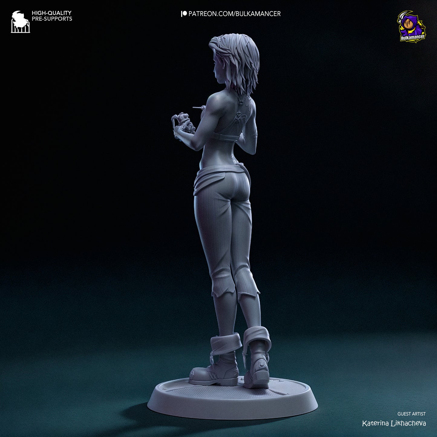 Broken Jinx | 9.5-Inch Resin Model Kit | Arcane Hextech Mayhem in Zaun