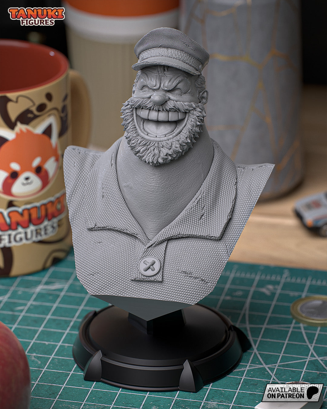 Bluto | Resin Model or Bust Kit | Popeye Sea Rival