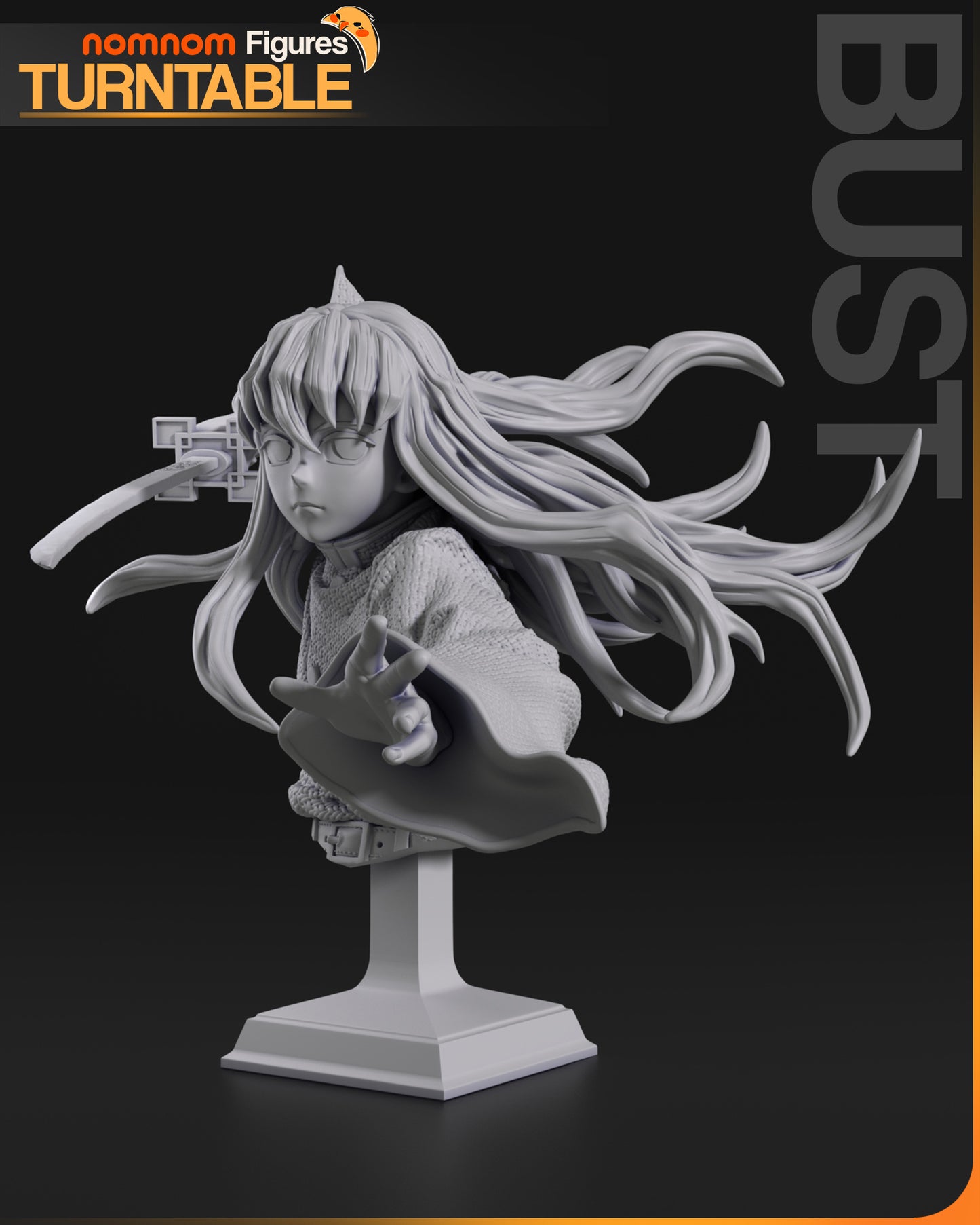 Muichiro Tokito | Resin Model or Bust Kit | Demon Slayer Mist Hashira