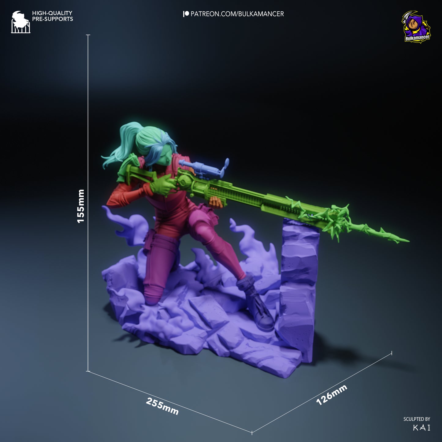 Caitlyn Kiramman | 6-Inch Resin Model Kit | Arcane Piltover’s Sheriff