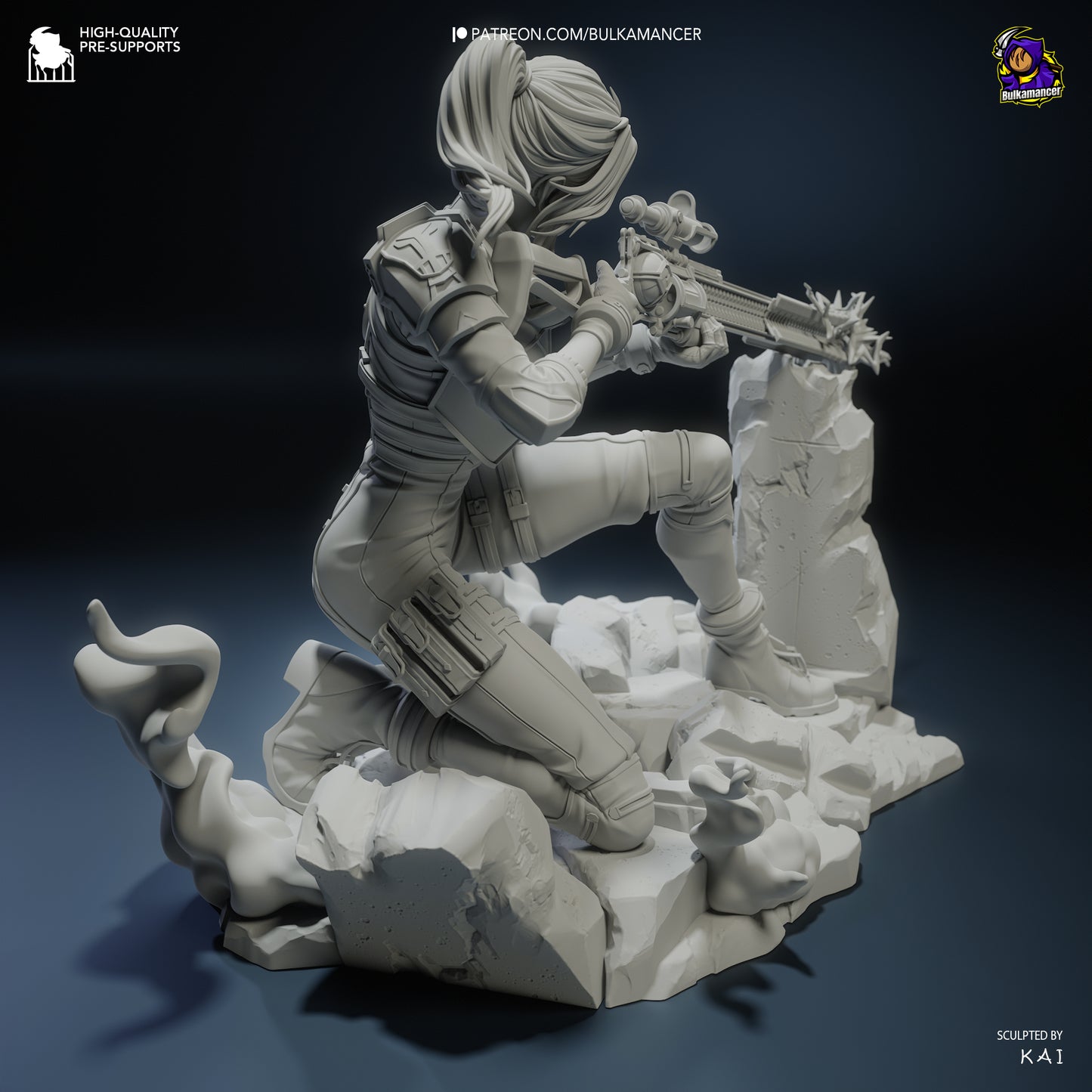 Caitlyn Kiramman | 6-Inch Resin Model Kit | Arcane Piltover’s Sheriff