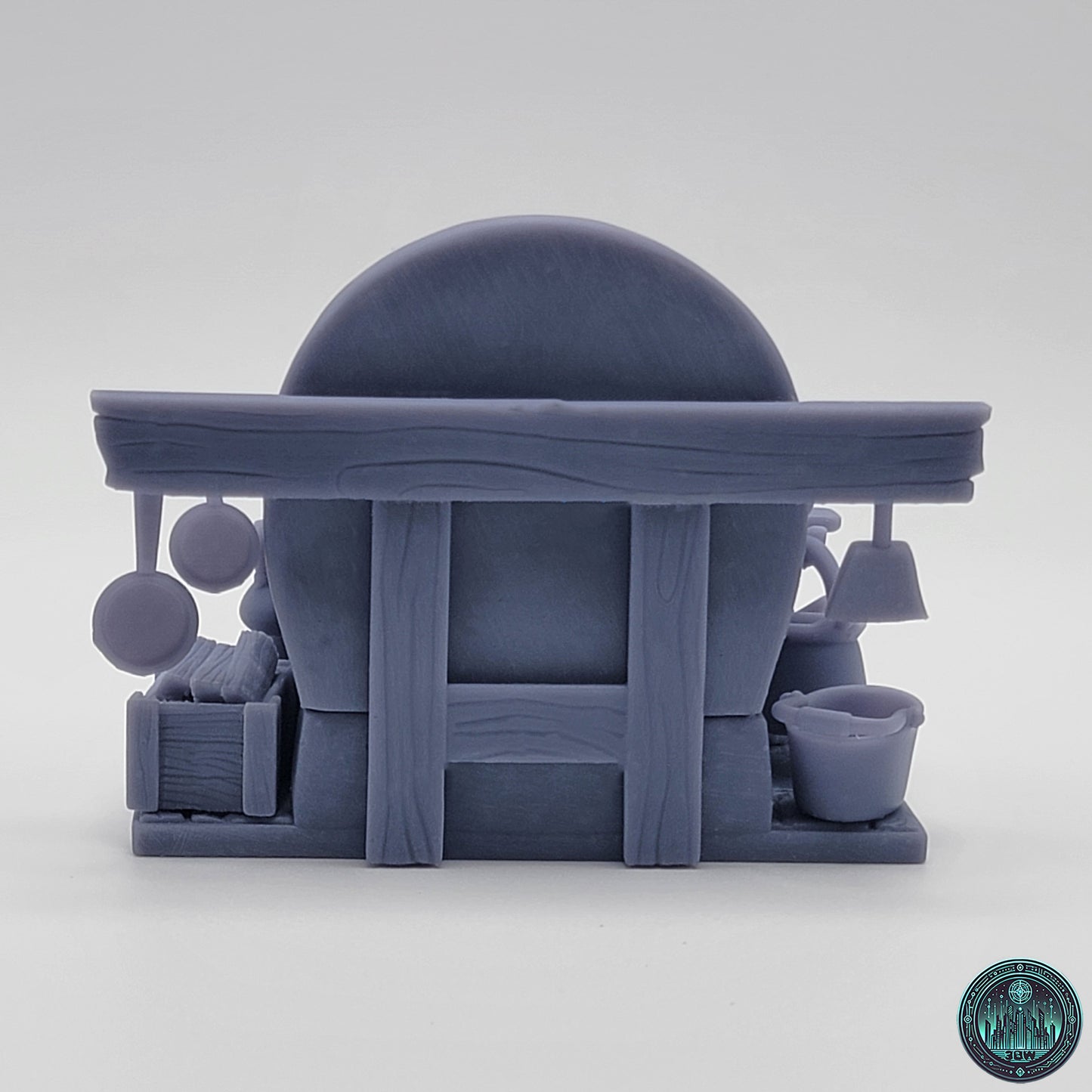 Chibi Calcifer | 3" Resin Model Kit | DIY Howl's Moving Castle Flame Spirit