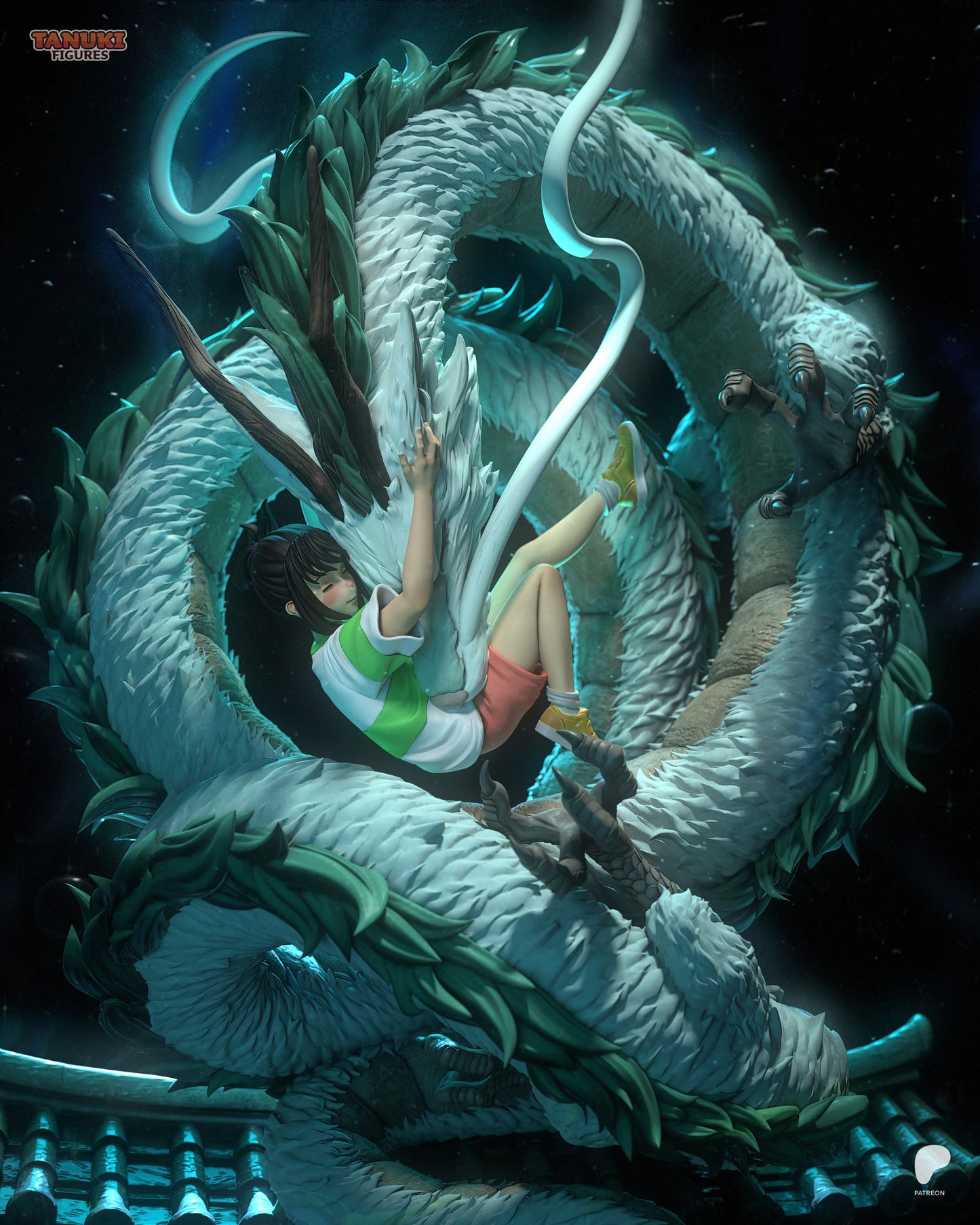 Chihiro & Haku | Resin Model or Bust Kit | Spirited Away Bathhouse Bond