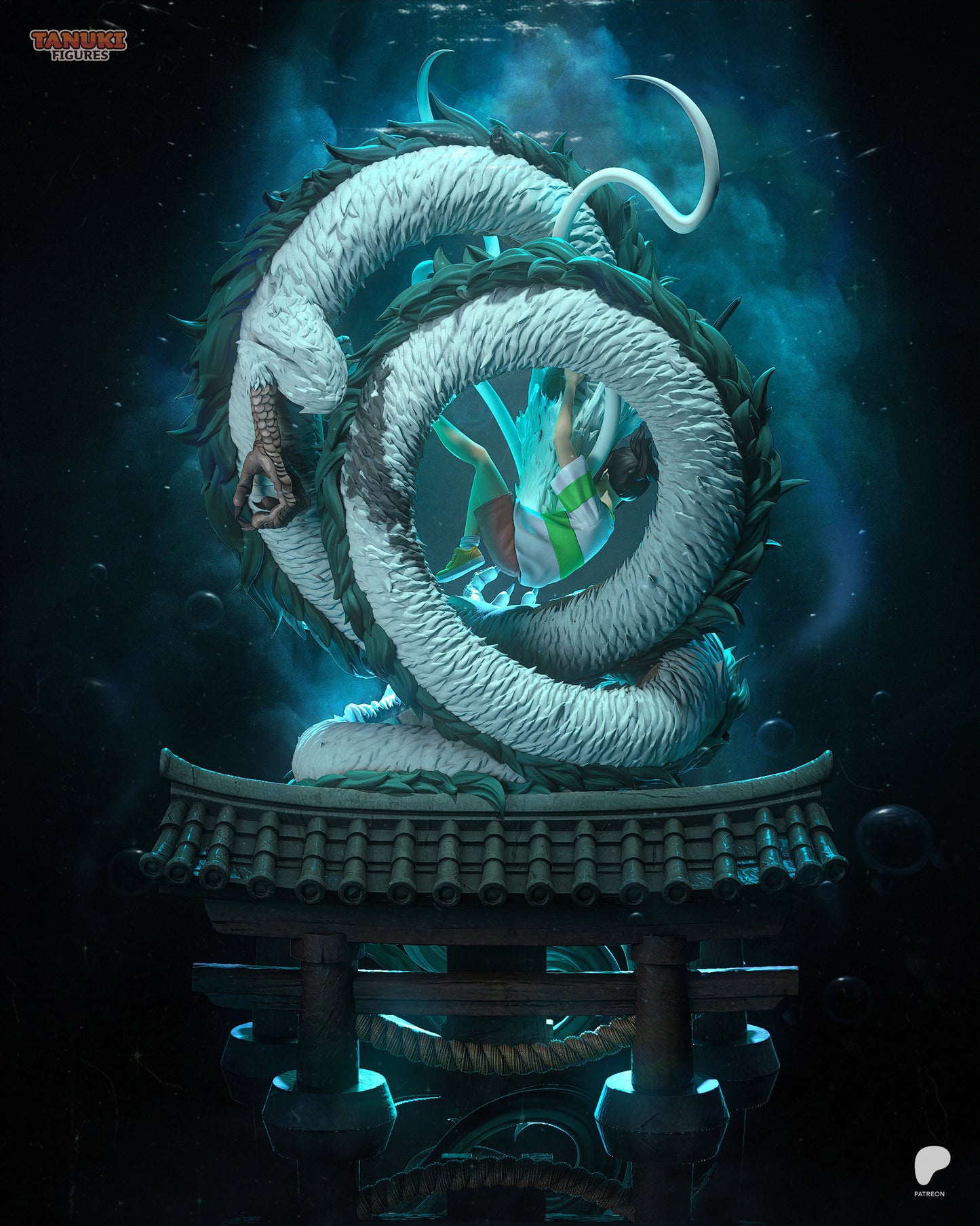 Chihiro & Haku | Resin Model or Bust Kit | Spirited Away Bathhouse Bond