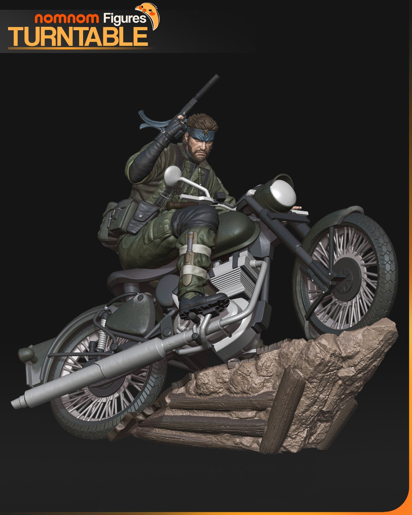 Naked Snake | Resin Model or Bust Kit | Metal Gear Solid 3: Snake Eater