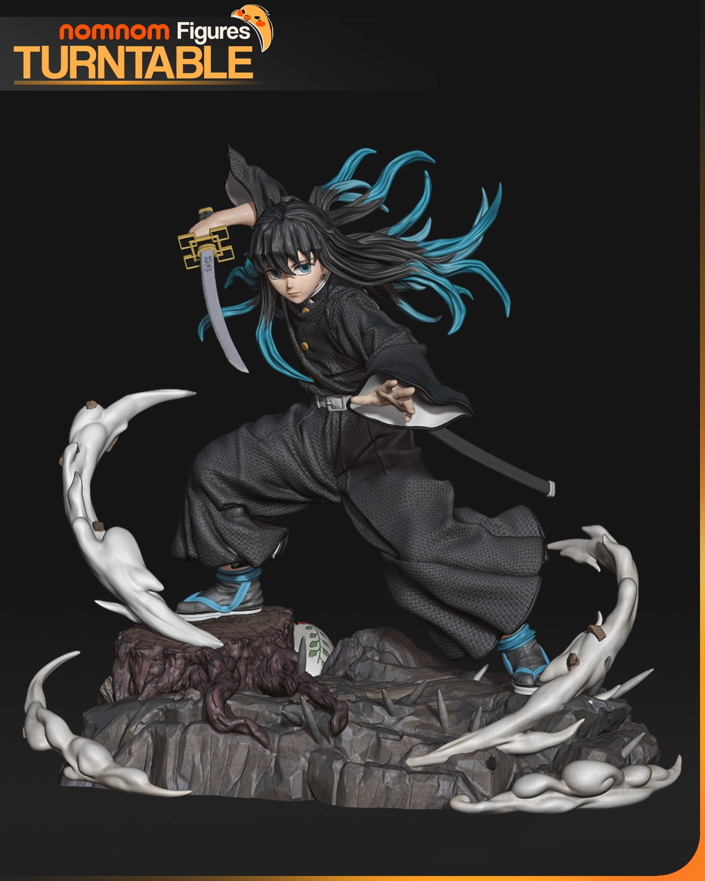 Muichiro Tokito | Resin Model or Bust Kit | Demon Slayer Mist Hashira
