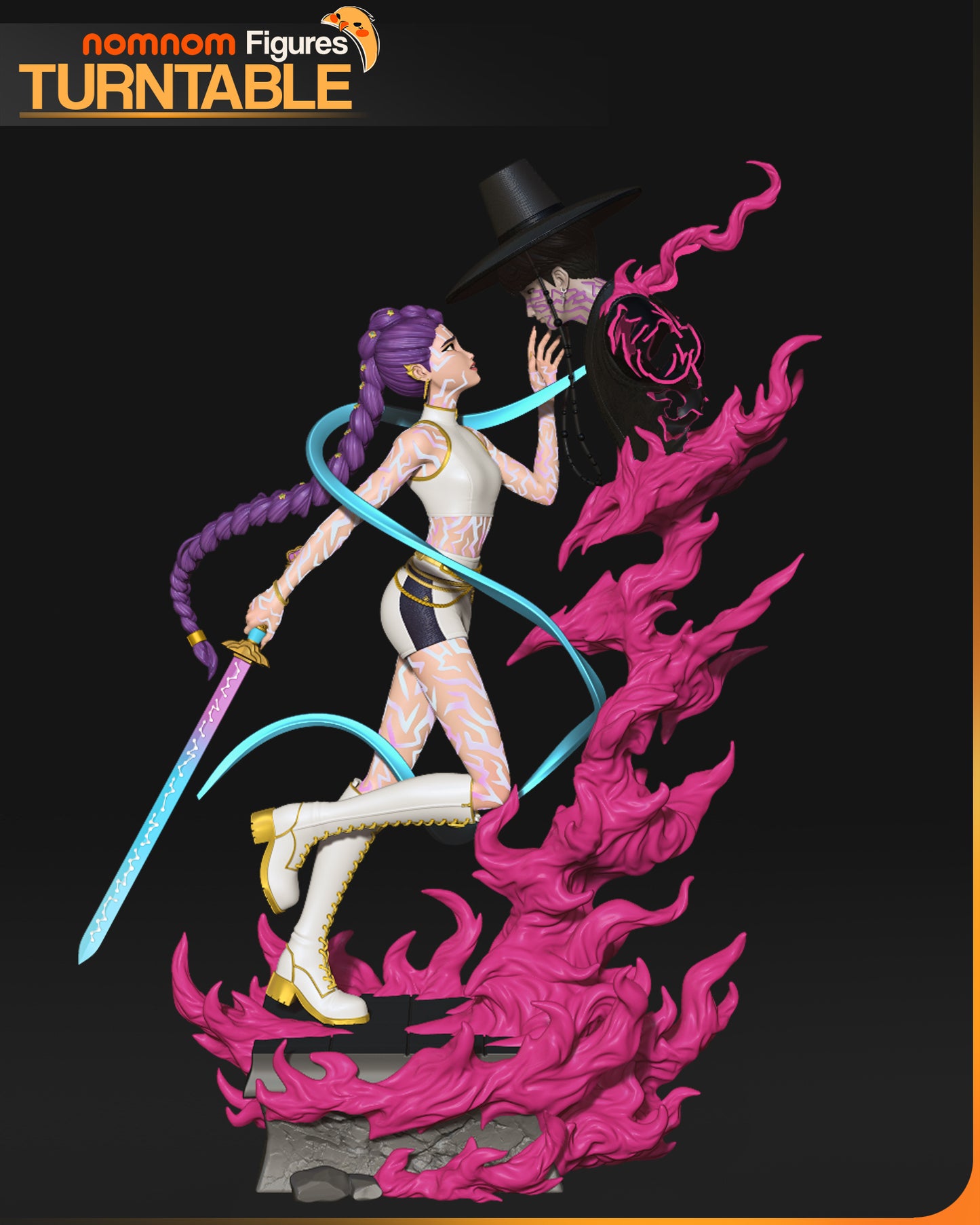 Rumi | Resin Model or Bust Kit | K Pop Demon Hunters Bass Drop Slayer