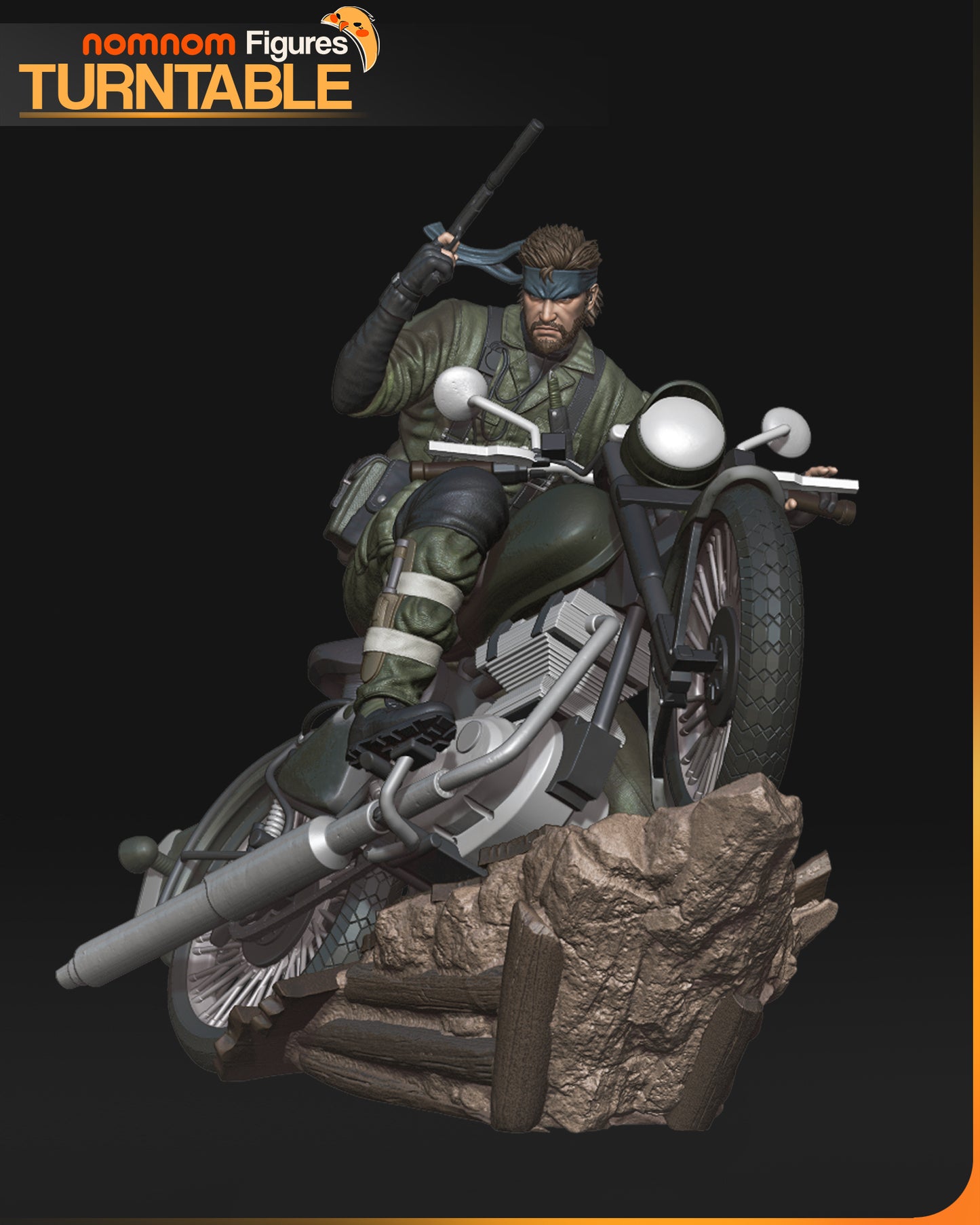 Naked Snake | Resin Model or Bust Kit | Metal Gear Solid 3: Snake Eater