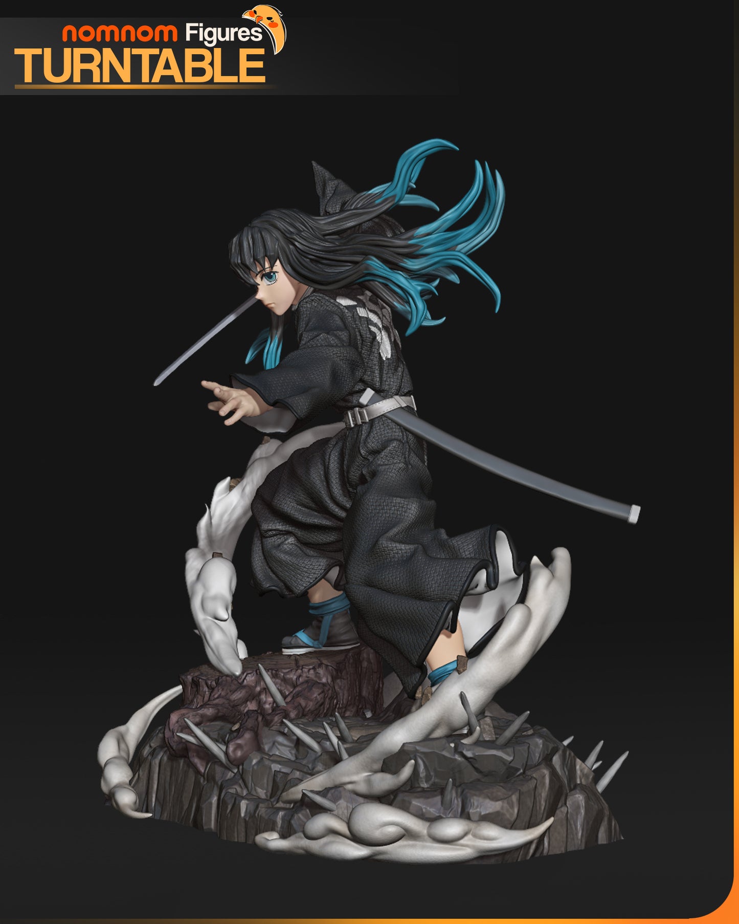 Muichiro Tokito | Resin Model or Bust Kit | Demon Slayer Mist Hashira