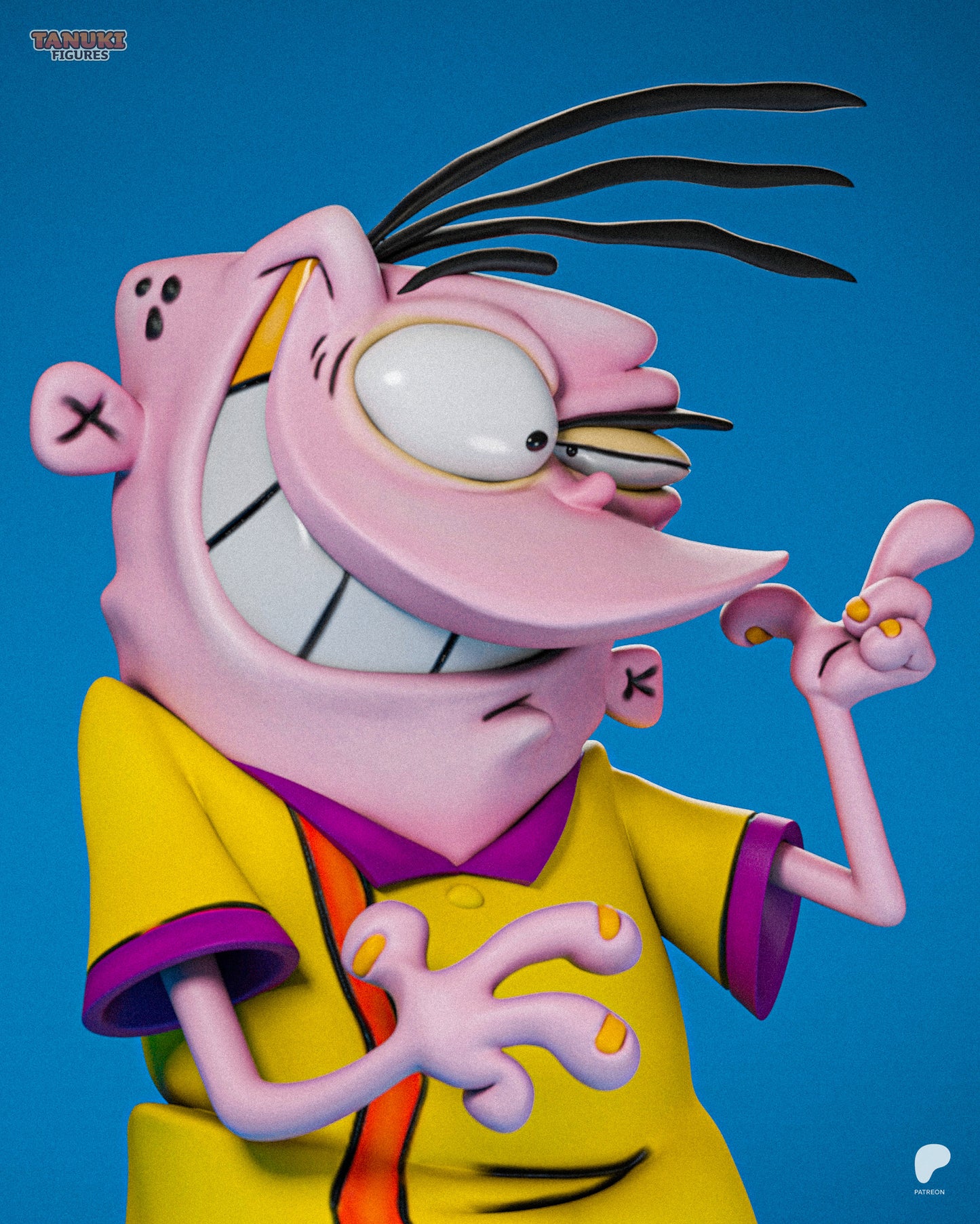Eddy | 6.5-Inch Resin Model Kit | Ed, Edd n Eddy Extra-Scheme Specialist
